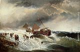 Shipwreck Canvas Paintings - Shipwreck